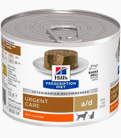 Hill's Can/Fel. PD A/D Urgent Care Chick. Konz. 200g