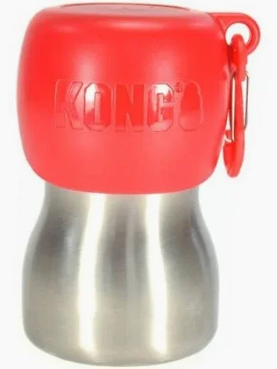 Cestovní láhev H2O Stainless Steel 280ml červená KONG
