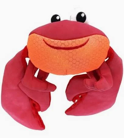Hračka plyš KONG Shakers Shimmy Crab M