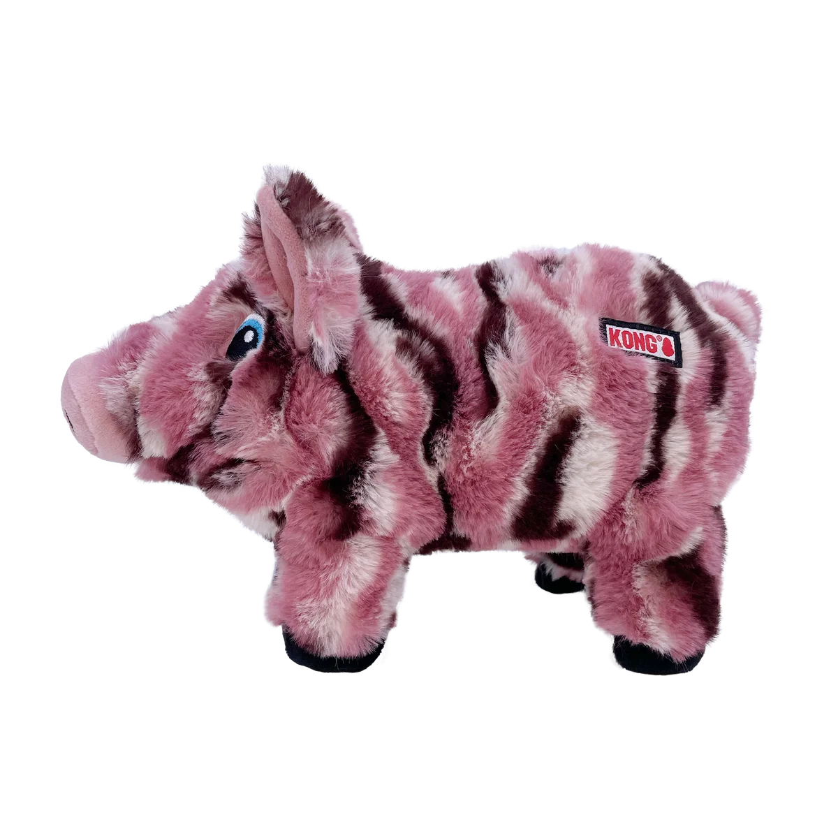 Hračka plyš KONG Low Stuff Stripes Pig M