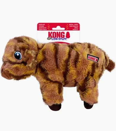 Hračka plyš KONG Low Stuff Stripes Cow M