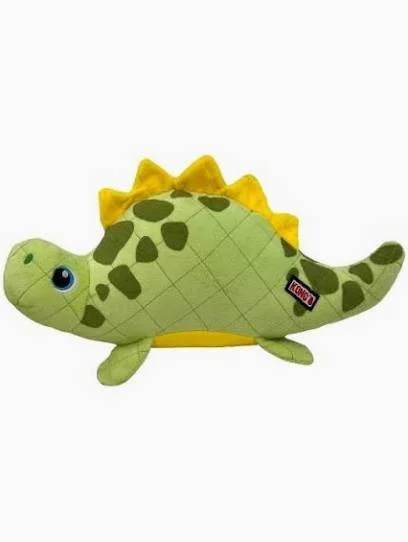 Hračka plyš KONG Dynos Roars Green M/L