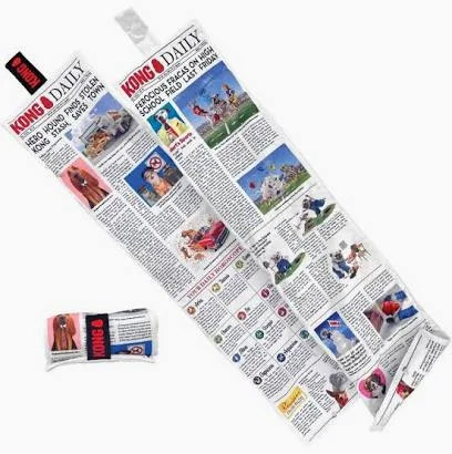 Hračka plyš KONG Daily Newspaper XL