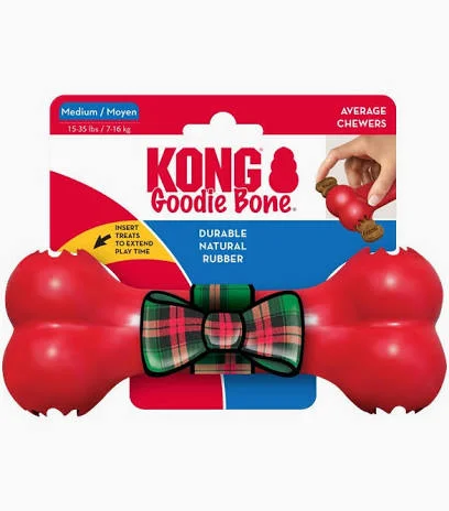 Hračka guma vánoč. KONG Goodie Bone M