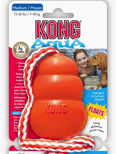Hračka guma sněhulák KONG Aqua M