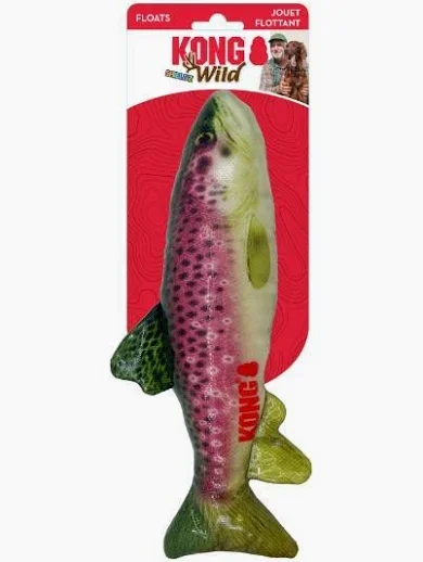 Hračka guma KONG Wild Shieldz Trout
