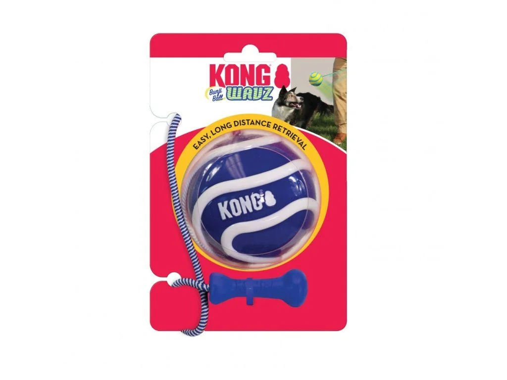 Hračka guma KONG Wavz Bunjiball M mix