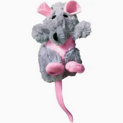 Hračka cat plyš KONG Refillables Rat