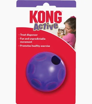 Hračka cat KONG Cat Treat Dispensing Ball fialový