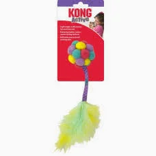Hračka cat plyš KONG Cat Active Bubble Ball mix
