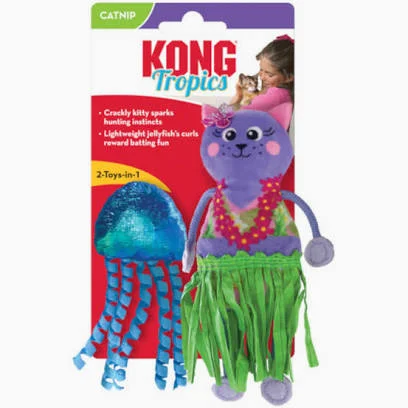Hračka cat KONG Tropics Hula 2 ks