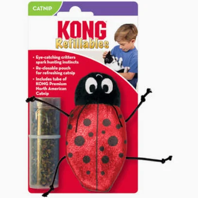 Hračka cat KONG Refillables Ladybug