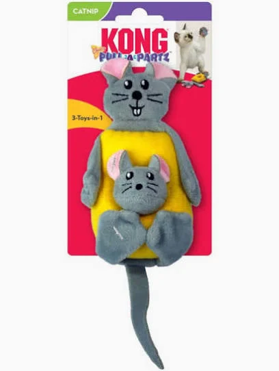 Hračka cat KONG Pull-A-Partz Cheezy