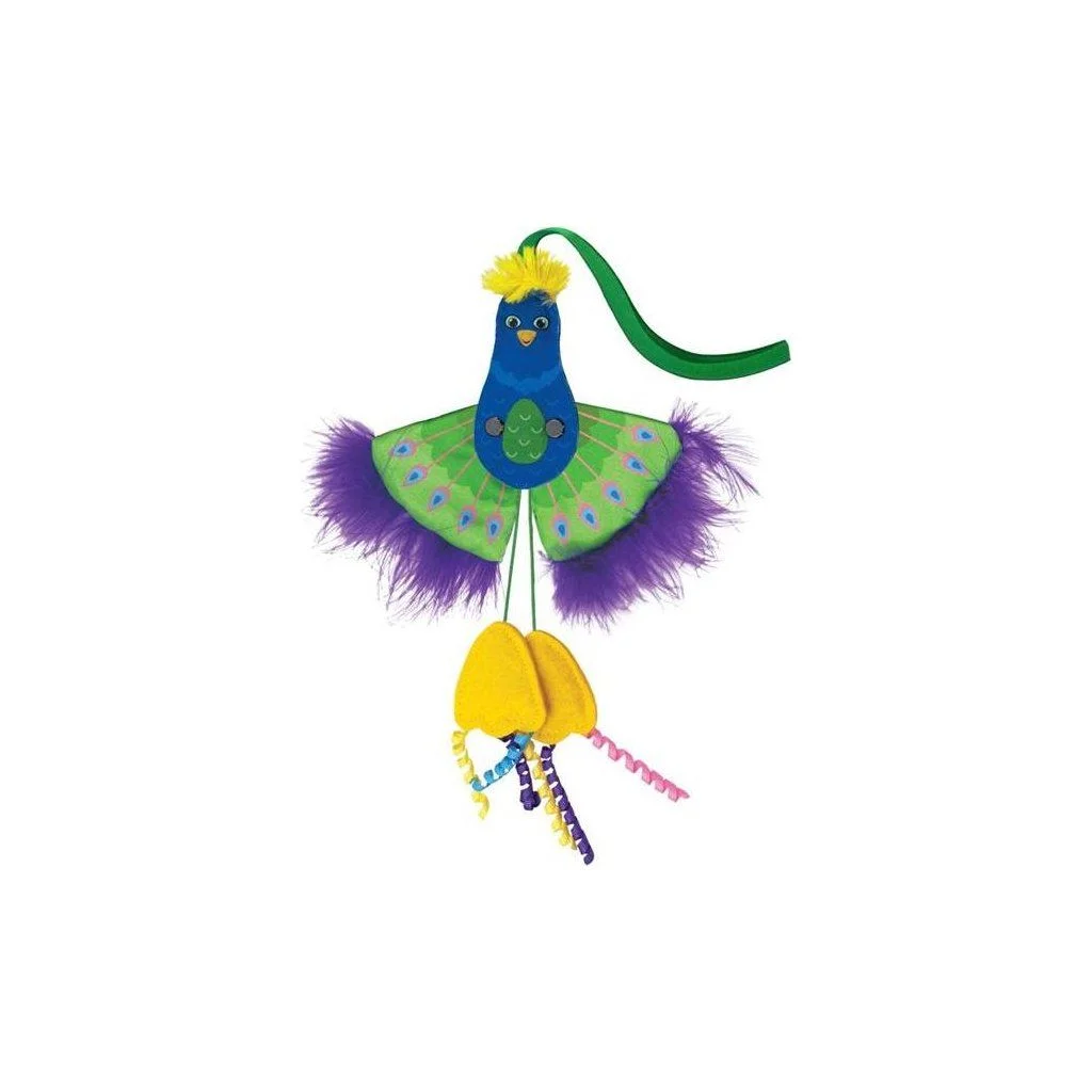 Hračka cat KONG Connects™ Peacock