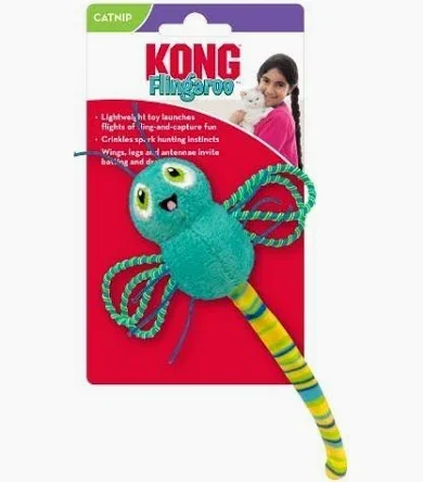 Hračka cat KONG Flingaroo Dragonfly mix