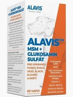 Alavis MSM + Glukosamin sulfát tbl 60
