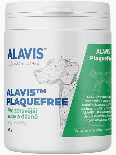 Alavis Plaquefree pro psy a kočky plv 40g
