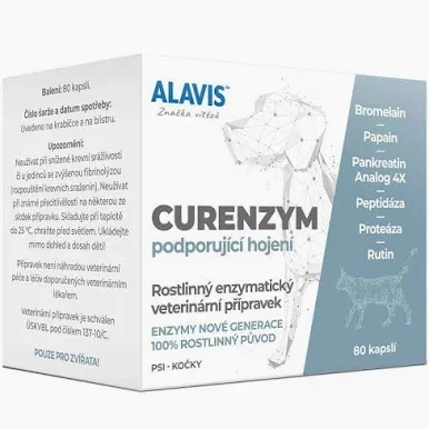 Alavis Curenzym podporující hojení cps 80