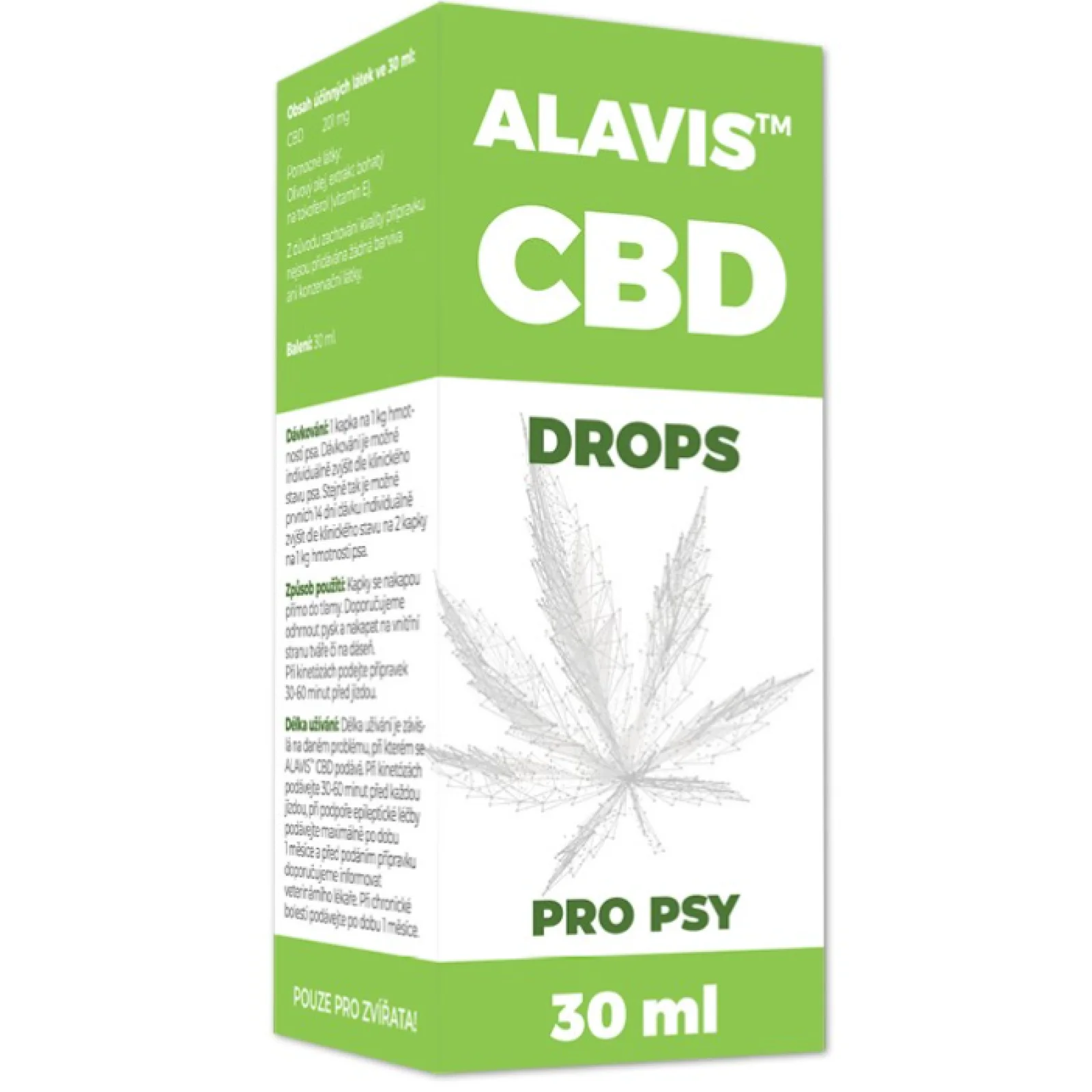 Alavis CBD drops (kapky) 30 ml