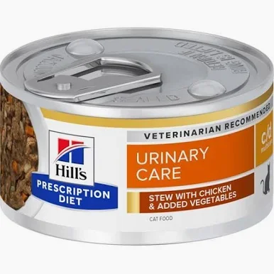 Hill's Prescription Diet Feline Stew c/d Multicare kuře a zelenina konzerva 82 g
