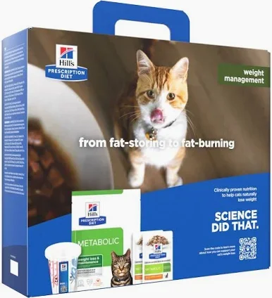 Hill's Prescription Diet Feline Meta 250g+(2x85g) Startovací balíček